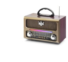 Bluetooth Nostaljik Hoparlör Fm 23 X 12.4 X 16.3 Cm NS8188BT