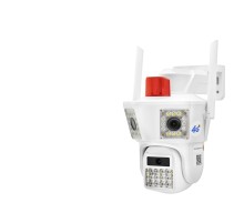 4G Speed Dome Ip Kamera 2 × 3 Mp Lens Beyaz RX-45AI