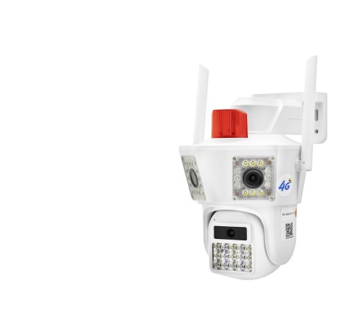 4G Speed Dome Ip Kamera 2 × 3 Mp Lens Beyaz RX-45AI