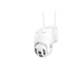 Wi-Fi Speed Dome Ip Kamera 2 Mp Pan Tilt 8 Led Icsee Beyaz RX-88AI