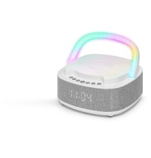 Mini Bluetooth Hoparlör Fm Rgb - Beyaz S301