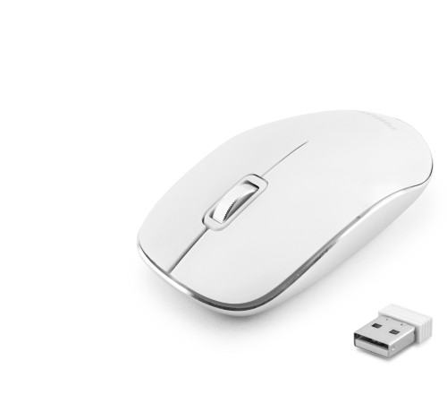 Sessiz Kablosuz Mouse Optik 800/1200 Dpi - Beyaz SPK7323WS