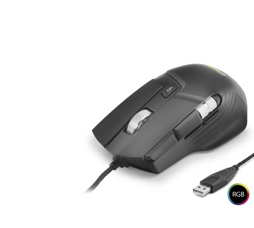 X13 Gaming Mouse 12400 Dpi 10 Tuş Makro 1000 Hz Rgb - Siyah