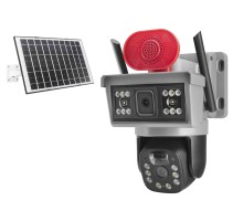 Solar 4G Ip Kamera 2 × 3 Mp Lens V380 Siyah YT-15G