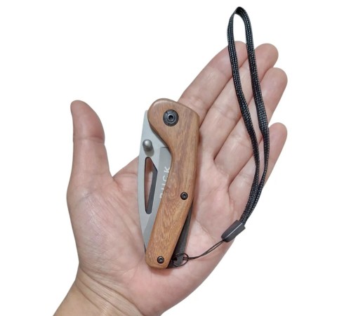 Taktik Çakı Küçük Paslanmaz Çelik Ahşap Sap 15 Cm Taktik Çakı Küçük Paslanmaz Çelik Ahşap Sap 15 Cm