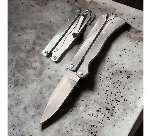 Katlanan Kelebek Çakı Metalik 15 Cm Katlanan Kelebek Çakı Metalik 15 Cm