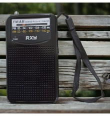 Bariton Cep Tipi Mini Analog Radyo Siyah