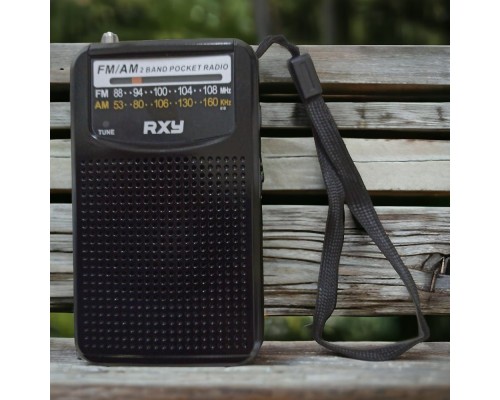 Bariton Cep Tipi Mini Analog Radyo Siyah