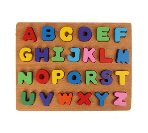 3D Ahşap Harfler Eğitici Yapboz Puzzle 3D Ahşap Harfler Eğitici Yapboz Puzzle