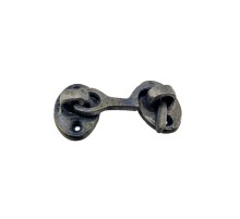 Antika Tarz Dekoratif Pirinç Maymuncuk Çengeli - 5cm, Oksit