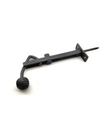 Antika Tarz Dekoratif Pirinç Ayarlı Panjur Stoperi - 150x55 mm, Oksit