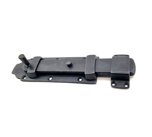 Antika Tarz Dekoratif Pirinç Yassı Kapı Sürgüsü - 55x215 mm, Oksit Antika Tarz Dekoratif Pirinç Yassı Kapı Sürgüsü - 55x215 mm, Oksit