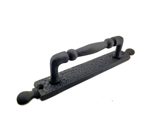 Antika Tarz Dekoratif Pirinç Misket Çekme Kapı Kolu - 223x33 mm, Oksit Antika Tarz Dekoratif Pirinç Misket Çekme Kapı Kolu - 223x33 mm, Oksit