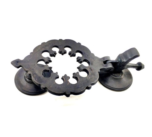 Antika Tarz Dekoratif Pirinç Osmanlı Kapı Tokmağı, Taktak - 265x75mm, Oksit Antika Tarz Dekoratif Pirinç Osmanlı Kapı Tokmağı, Taktak - 265x75mm, Oksit