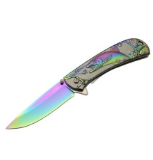Balık Çakı YST5954RB Gökkuşağı 20 cm Manuel