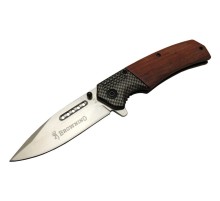 Browning 8-8 Kahverengi Kamp Çakı 20cm - Yarı Otomatik, Ahşap Sap