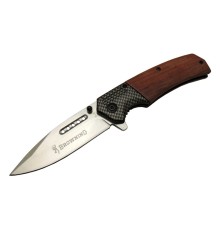 Browning 8-8 Kahverengi Kamp Çakı 20cm - Yarı Otomatik, Ahşap Sap