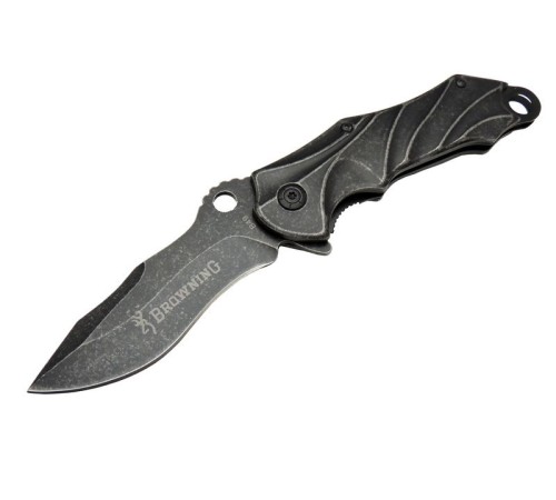 Browning B 49 Eskitme Kamp Çakı 21cm - Yarı Otomatik Browning B 49 Eskitme Kamp Çakı 21cm - Yarı Otomatik