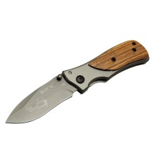 Buck Family X35 Kahverengi Kamp Çakı 15cm- Manuel, Ahşap Sap