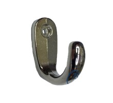 Büyük Tekli Fincan Askı, Dekor Askısı - Nikel, 12x23x30 mm