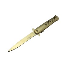 Tac-Force 1111A T-Lite Gold Kamp / Av Çakısı 23cm- Yarı Otomatik, Metal Sap