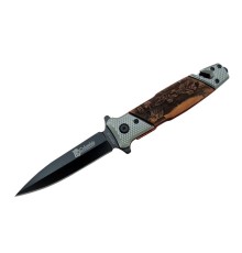 FST 1112 Kurtarma Kamp Çakı 21 cm - Yarı Otomatik, İp Kesmeli, Cam Perçinli