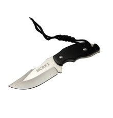 Crkt Civet 2805 WY Tırtıklı Kamp Bıçak 18 cm - Plastik Sap, Kılıflı, İpli