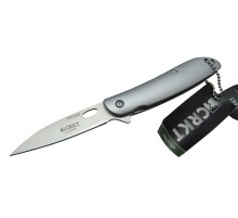CRKT CR 0055 Kamp Çakı 18 cm - Otomatik, Metal Saplı, Kılıflı, Kutulu