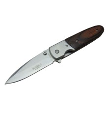 CRKT CR 0083 Koyu Kamp Çakı 16,5 cm - Ahşap Sap, Otomatik, Kılıflı, Kutulu