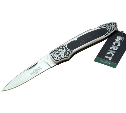 CRKT CR 0128 KHV Kamp Çakı 18 cm - Metal Desenli Sap, Kılıflı, Kutulu CRKT CR 0128 KHV Kamp Çakı 18 cm - Metal Desenli Sap, Kılıflı, Kutulu