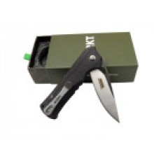 Crkt Muskie 202 BK Siyah Kamp / Outdoor Çakı 18 cm - Yarı Otomatik, Kutulu
