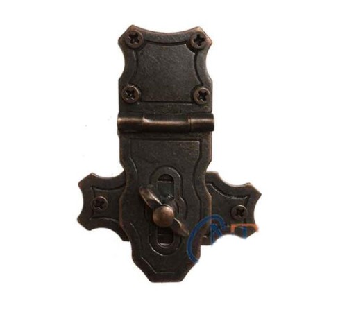 Dekoratif Anahtarlı Sandık Askısı - 40x55mm, Oksit, 100 Adet Dekoratif Anahtarlı Sandık Askısı - 40x55mm, Oksit, 100 Adet