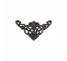 Dekoratif Köşe Süsü, Köşelik - Küçük, 19x34mm, Antik, 100 Adet