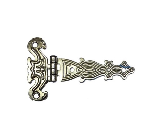 Dekoratif, Sac Tek Kuyruklu Menteşe - 40x68 mm, Küçük, Nikel, 1 Adet Dekoratif, Sac Tek Kuyruklu Menteşe - 40x68 mm, Küçük, Nikel, 1 Adet