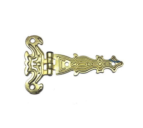 Dekoratif, Sac Tek Kuyruklu Menteşe - 40x68 mm, Küçük, Sarı, 1 Adet Dekoratif, Sac Tek Kuyruklu Menteşe - 40x68 mm, Küçük, Sarı, 1 Adet