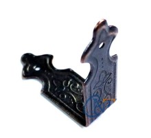 Dekoratif Sandık, Kutu Kenarı, 11x32mm, Eskitme, 100 Adet