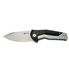 DpxGear Sugga 915B BK Siyah & Beyaz Kamp / Outdoor Çakı 17,5cm - Yarı Otomatik, Kutulu