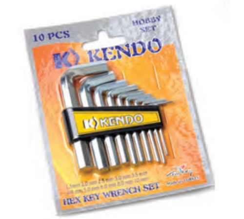 Kendo 6 Köşe Alyan Seti 10 Parça Kendo 6 Köşe Alyan Seti 10 Parça