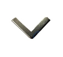 Kitap, Kapak, Menü, Albüm Köşesi, Orta - 18x32mm, Nikel, 20 Adet