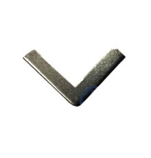 Kitap, Kapak, Menü, Albüm Köşesi, Orta - 18x32mm, Nikel, 20 Adet