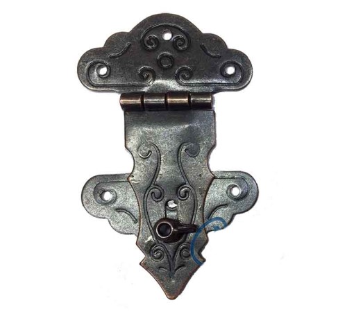 Kuyruklu Kilit, Sandık, Kutu Askısı - 36x60mm, Oksit, 100 Adet Kuyruklu Kilit, Sandık, Kutu Askısı - 36x60mm, Oksit, 100 Adet