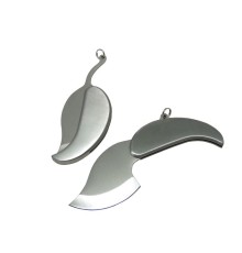 LF019 Katil Yaprak Koleksiyon Çakı 11,5 cm - Metal Saplı, Manuel
