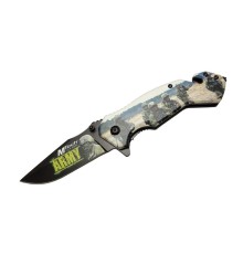 4 23 3 Army Kurtarma / Kamp Çakı 20cm - Yarı Otomatik, Cam Kırma Ve İp Kesme Aparatlı