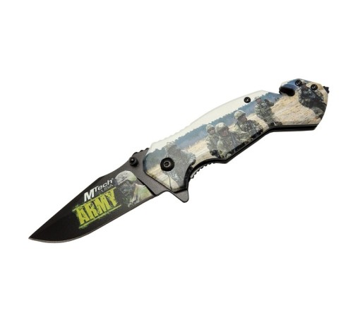 4 23 3 Army Kurtarma / Kamp Çakı 20cm - Yarı Otomatik, Cam Kırma Ve İp Kesme Aparatlı 4 23 3 Army Kurtarma / Kamp Çakı 20cm - Yarı Otomatik, Cam Kırma Ve İp Kesme Aparatlı