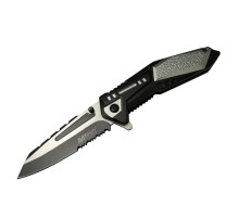 4172 Gri Kamp Çakı 21cm - Yarı Otomatik, Testere Detaylı