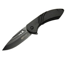 4212 Siyah Kamp Çakı 20cm- Yarı Otomatik, Oluklu
