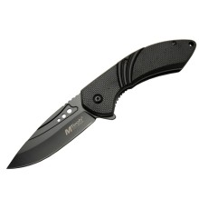 4212 Siyah Kamp Çakı 20cm- Yarı Otomatik, Oluklu