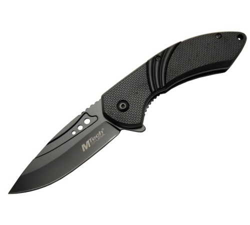 4212 Siyah Kamp Çakı 20cm- Yarı Otomatik, Oluklu 4212 Siyah Kamp Çakı 20cm- Yarı Otomatik, Oluklu