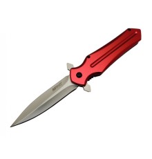 4223 Kırmızı Kamp Çakı 21cm- Yarı Otomatik