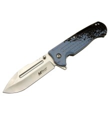 4281 Mavi Kamp Çakı 21cm - Yarı Otomatik, Oluklu